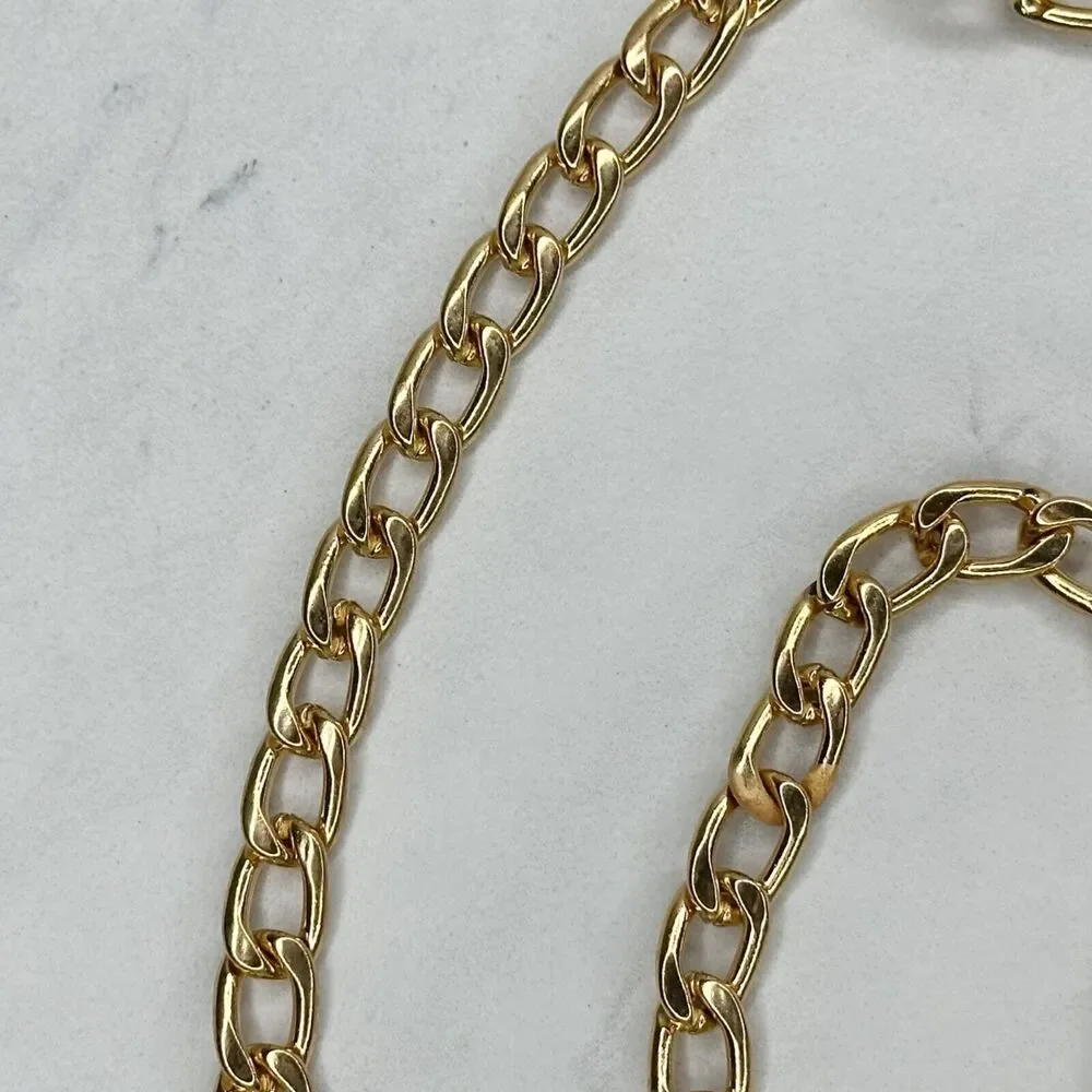 Da Vinci Gold Chain Link Belt Y2K Festival ✨